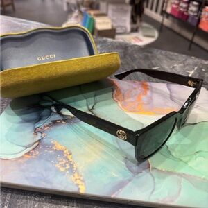 Gucci Black Sunglasses with Case